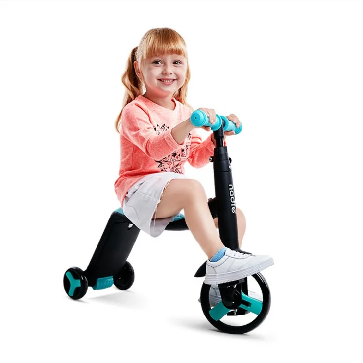 

2020 Wholesale bulk Nadle baby scooter 3 in 1 for 3 wheel Nadle Children's ride on car cheap kids children scooter for sale