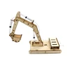 DIY toy 4 Channel Hydraulic Excavator Building Model Kit Kids Science Experiment STEM Education Toys Technology