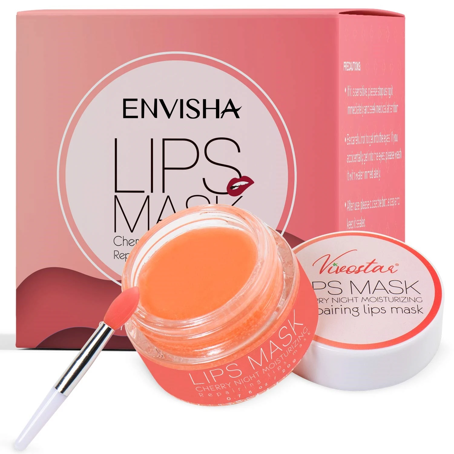

oem private label korean vegan glam pink rose moisturizing hydrating lip sleeping and eye mask 20g