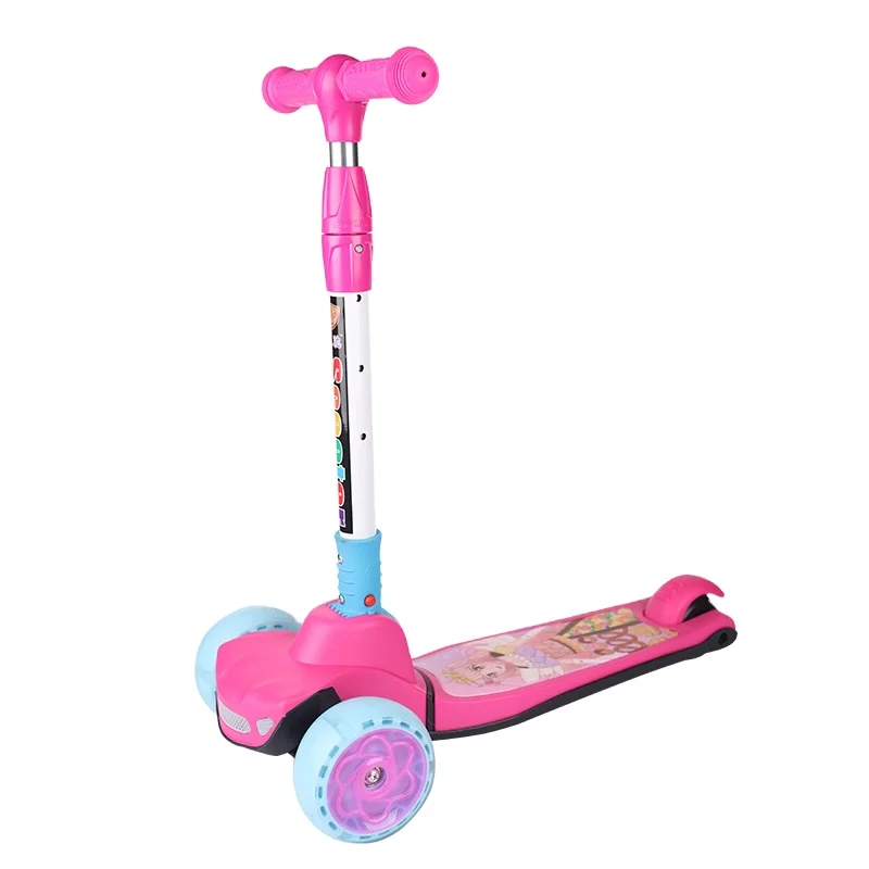 

wholesale 2 in 1 child big wheels kids ride on scooter with three wheels