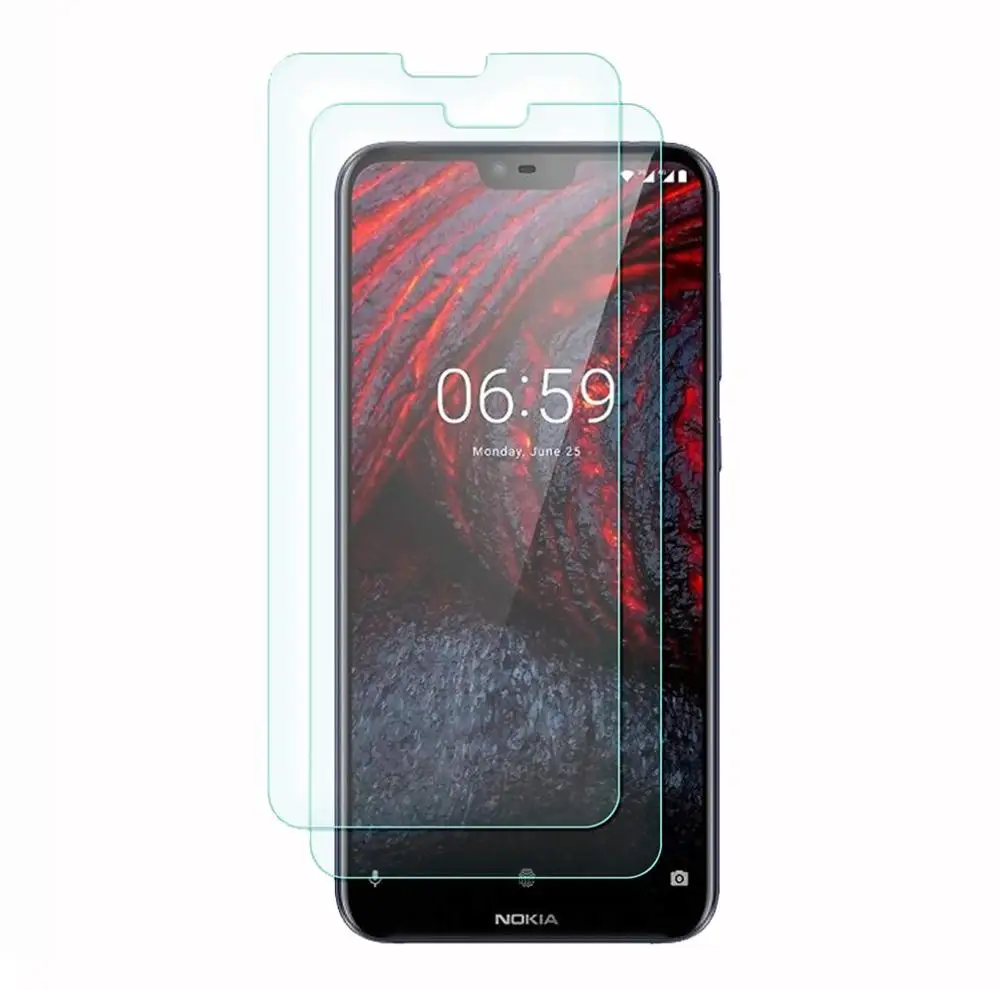 

AA quality 0.33MM 9H 2.5D Anti-scratch phone screen protector tempered glass for Nokia X6 2018 /Nokia 6.1 Plus