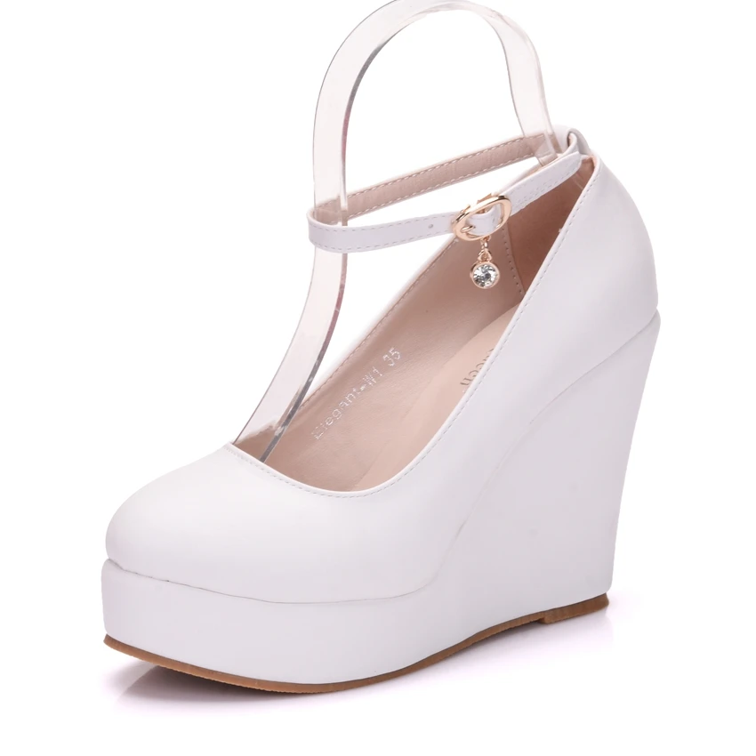 

new fashion design high heel wedges shoes for women platform women pumps
