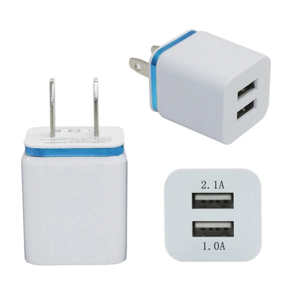 

Universal usb wall charger 2.1A usb charger adapter for Iphone Samsung Android phone dual wall charger, Multi