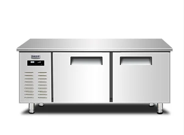 
Commercial Stainless steel Kitchen fresh-keeping cabinet workbench storage cabinet dual temperature horizontal freezer 