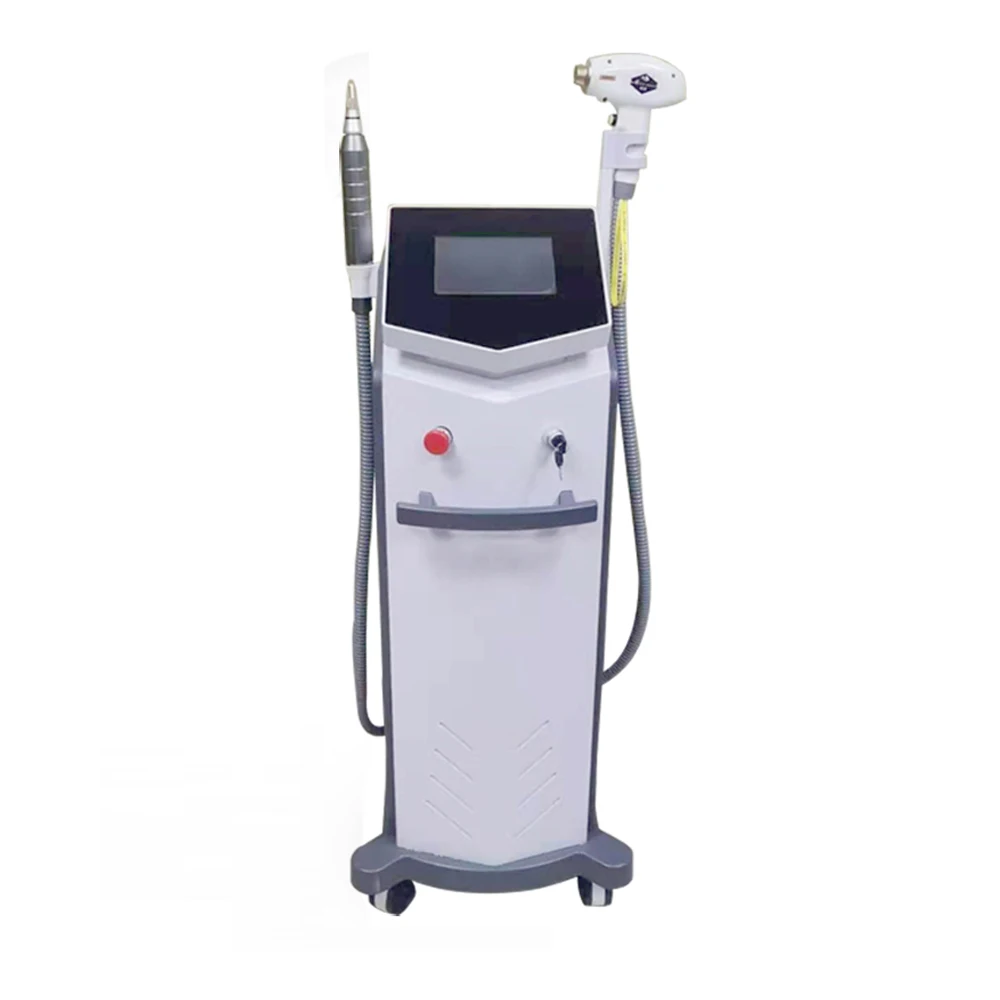 

Hot sell 808nm Diode Laser Hair Removal Machine Q Switched ND yag laser 2 in 1 IPL Tattoo Removal Machine