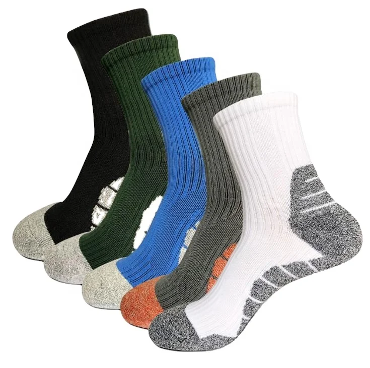 

Autumn Winter Football Basketball Compression Towel Terry Outdoor Running Men Socks, Custom color