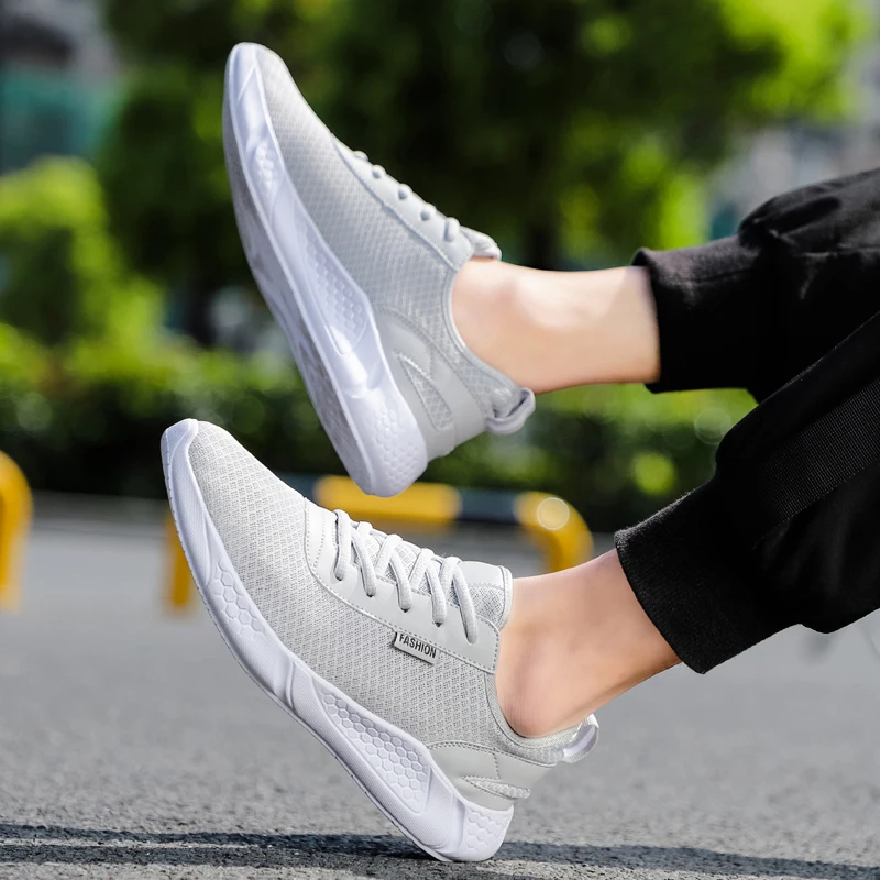 

Spring Summer New Styles Elegantes Mans Simple Respirante Urbanas Sneakers Work Classicsupplier Baratas Mesh Made In China