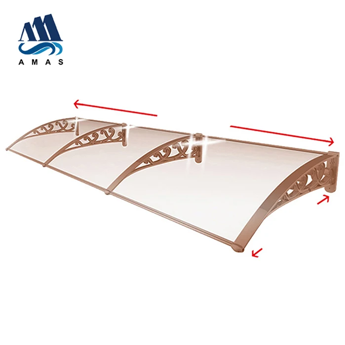 

Amas wholesale outdoor aluminium door awning Wholesale polycarbonate entrance door canopy Sunshade canopy door, Customized colors