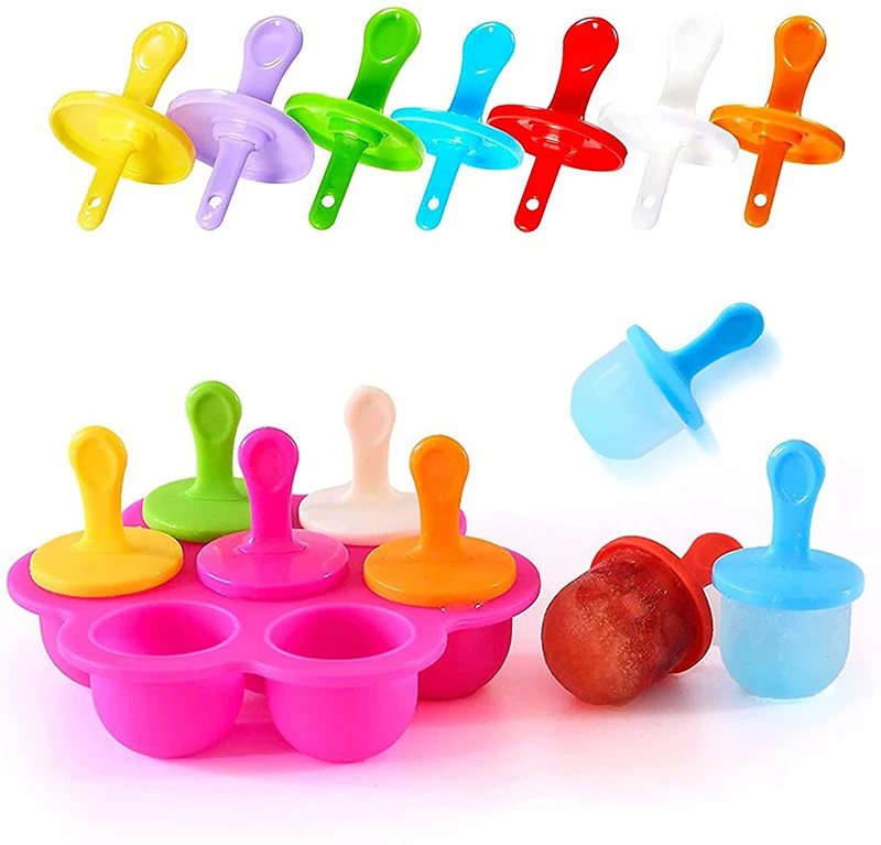 

Eco-Friendly DIY Reusable BPA free Food Grade Silicone Ice Pop Tray Popsicle Mold Silicone Ice Cream Mold