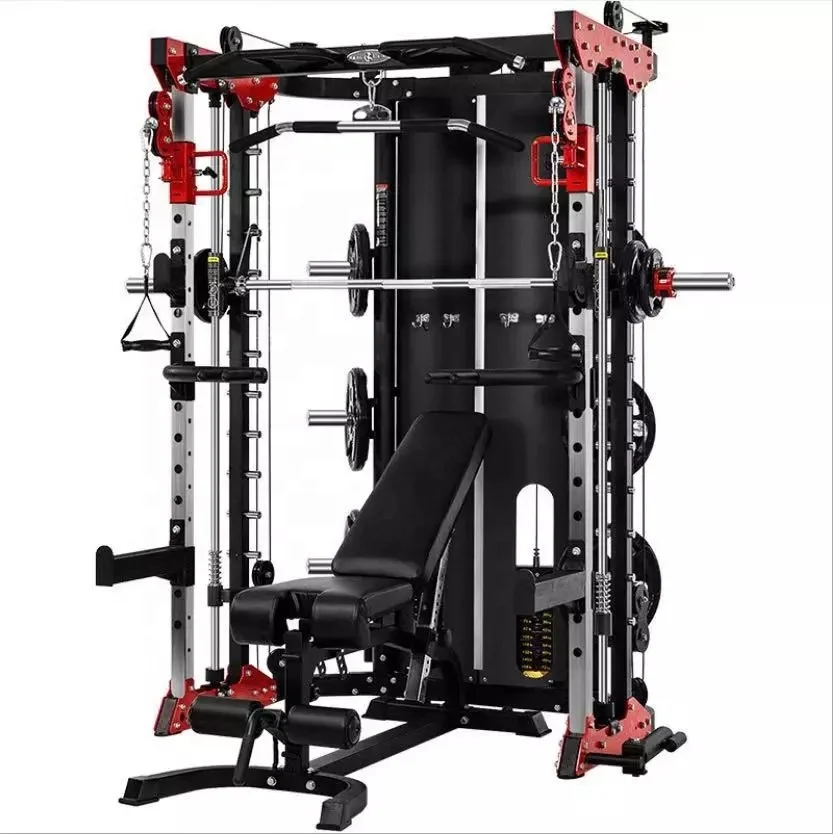 

Multipower gym full rack power rack smith commercial/cross fit multifunction power cage/fitness factory, Customized color