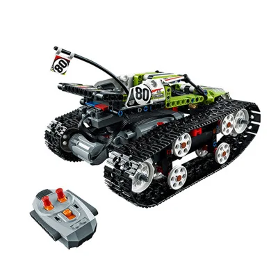 

20033 Technical Series The RC Track Remote-control Race Car Set Building Blocks Bricks Gifts Toys Compatible with 42065 MOC