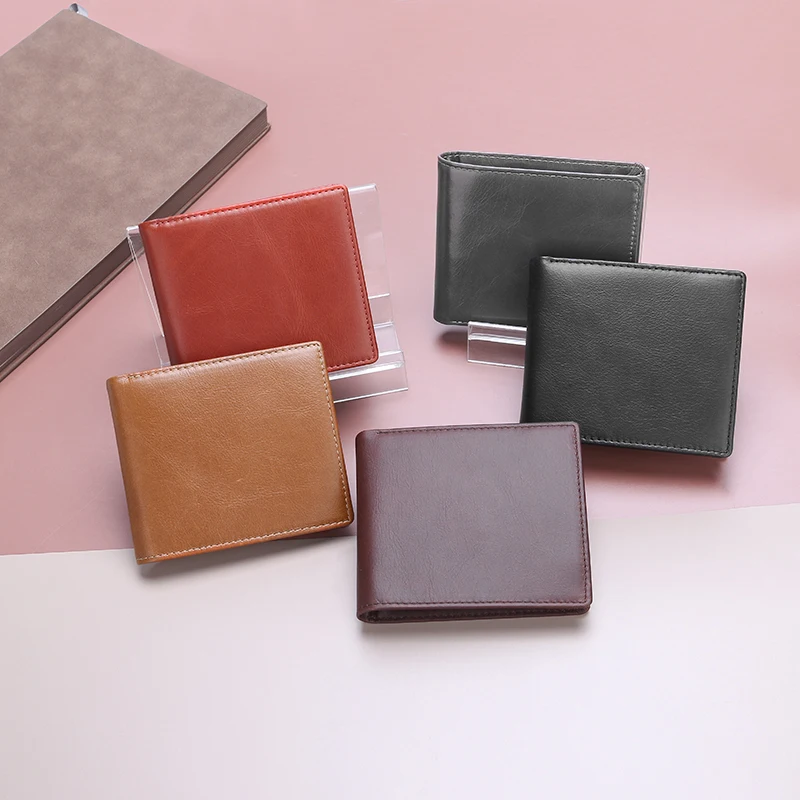 

Original genuine leather wallet luxury slim wallet small wallet for men