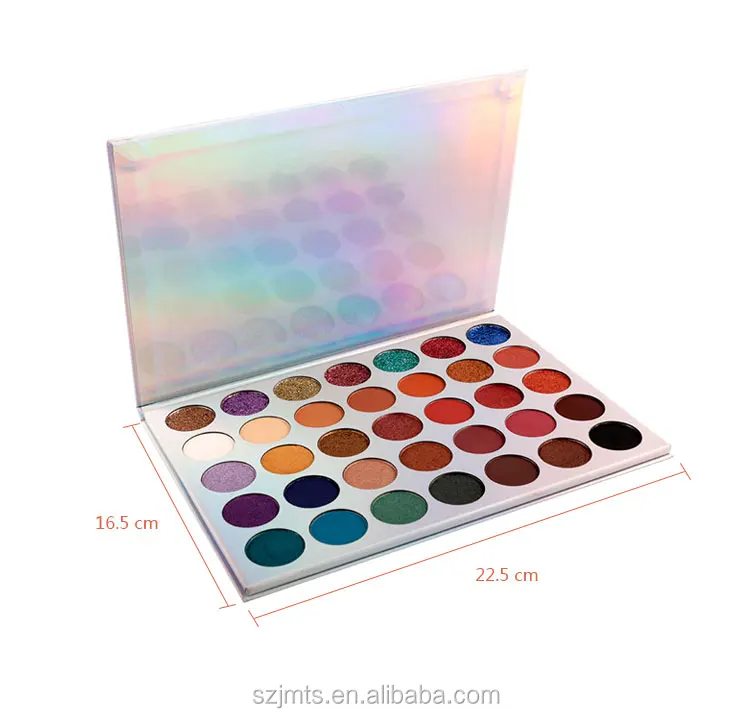 

Ready to send product makeup factory 35 colors eyeshadow palette DIY Pressed Matte Shimmer Glitter