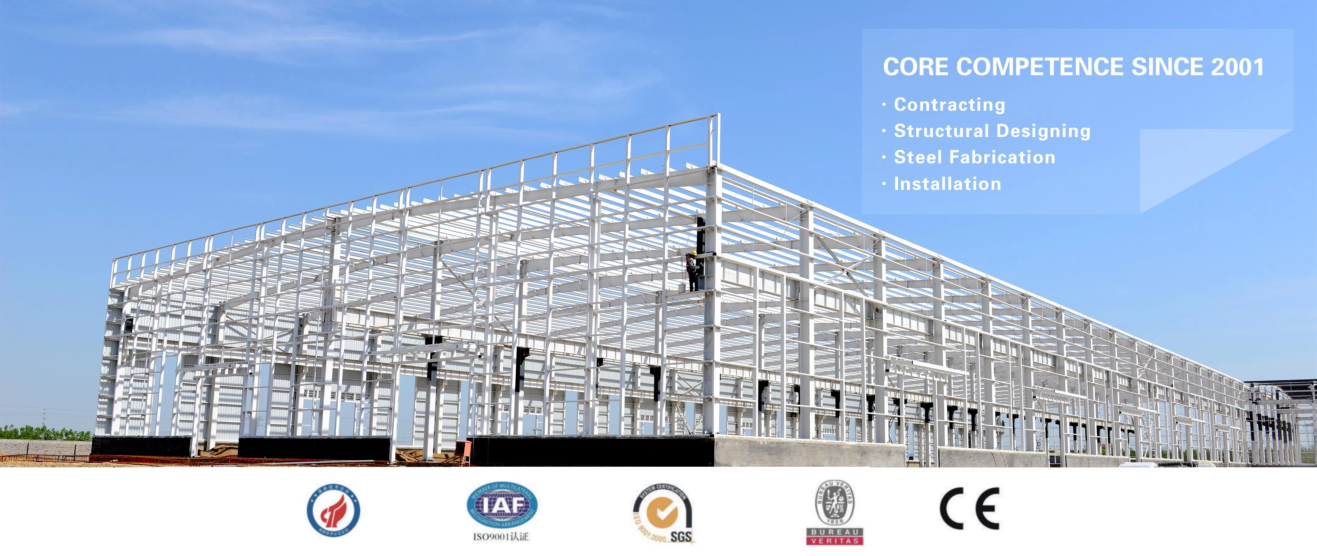 Low Cost Cheap Warehouse Steel Prefab Car Showroom Structure Warehouse