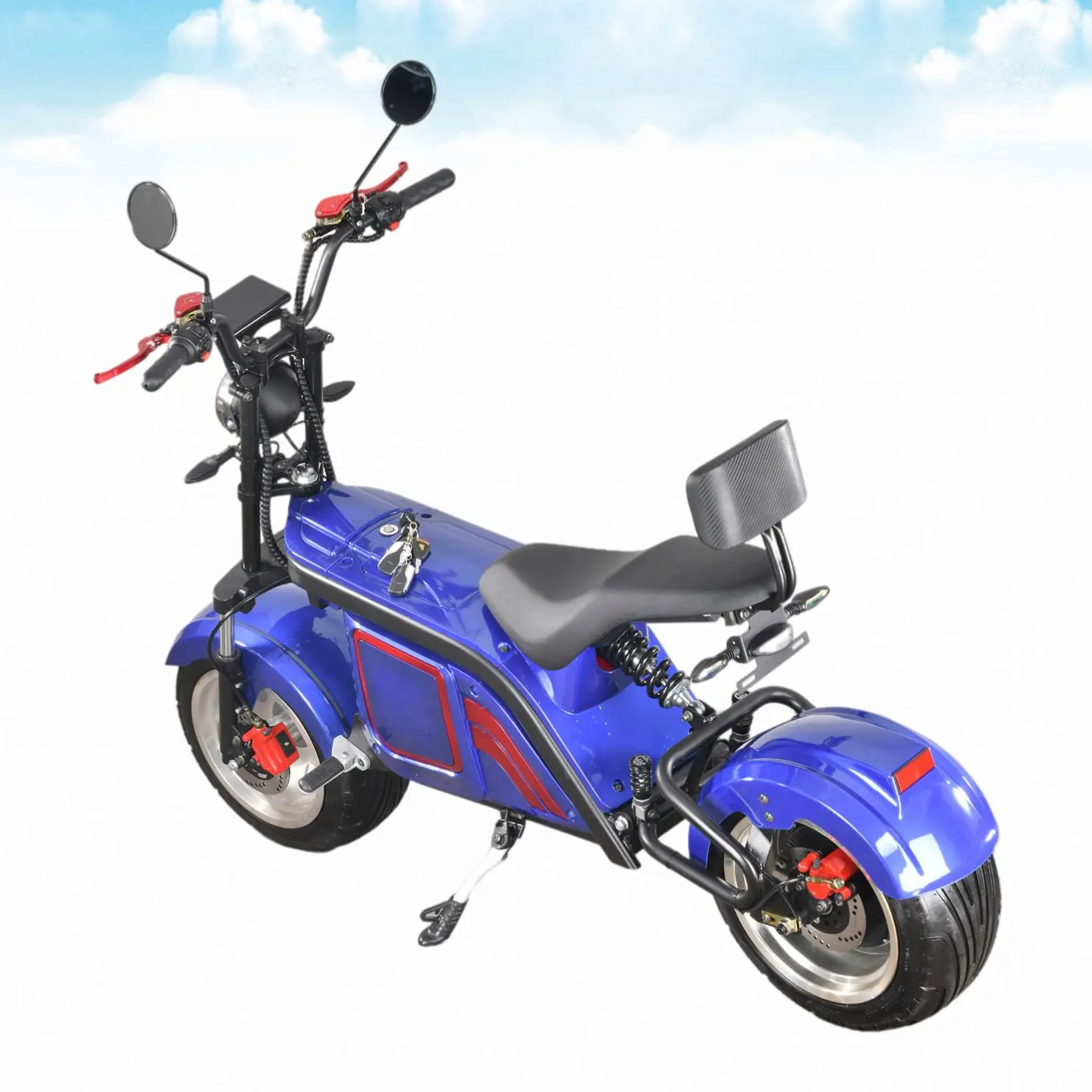 

YIDE EU Warehouse Citycoco 20Ah Chopper Electric Scooter 2000W Powerful 12 Inch Electric Motorcycle