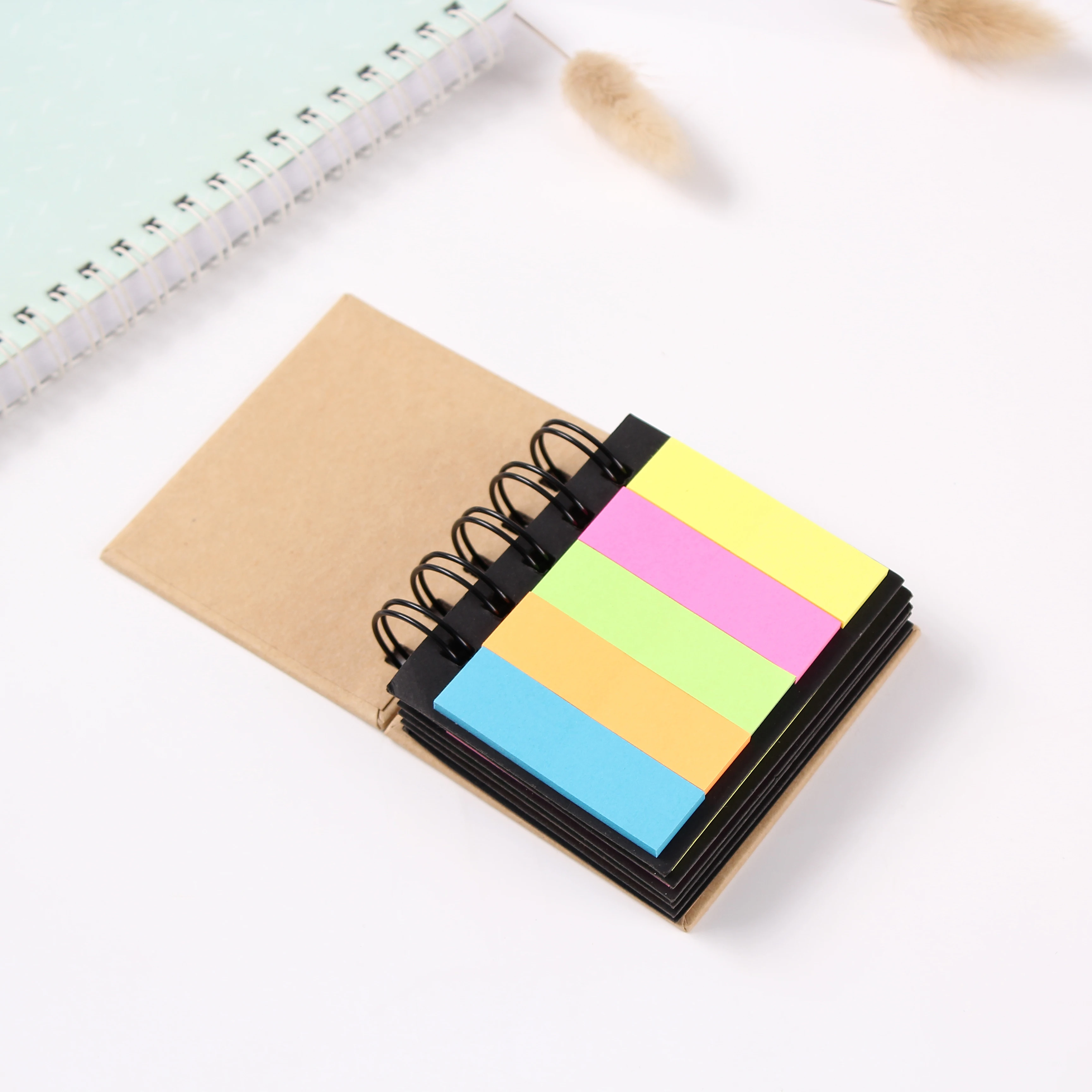 
Sticky Notes Notebooks Colored Page Markers Bundle Set 