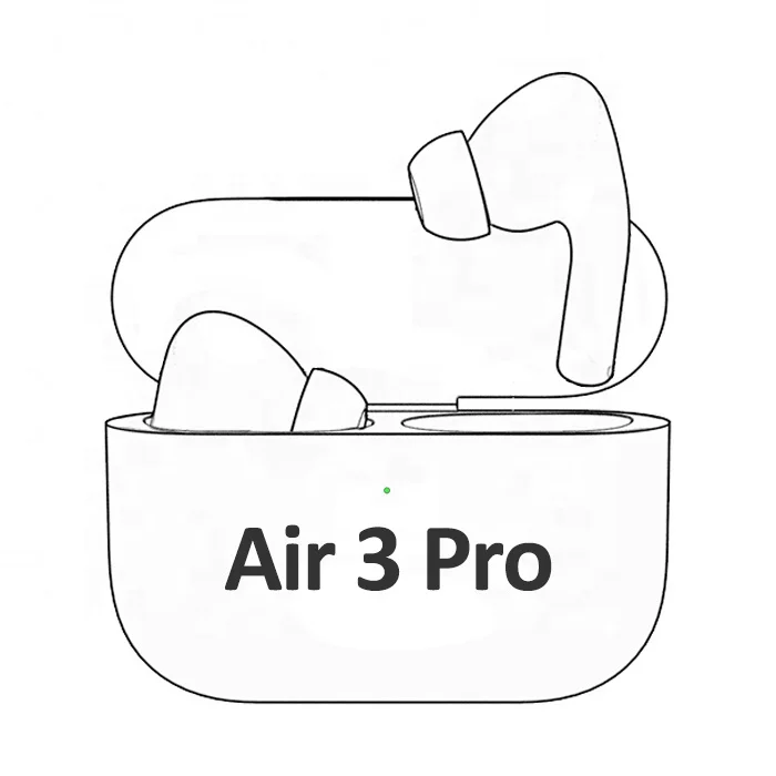

2021 Portable TWS Airpro BT 5.0 Wireless Earphone 1:1 Jerry A3pro A3 Pro Air 3 Air3 AP3 Pro 3 Earbuds