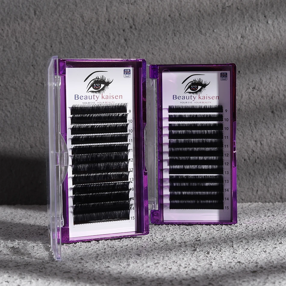 

GeckoLash Easy Fan Faux Mink Volume Eyelash Extensions Fanning Eeyelash Extension, Natural black
