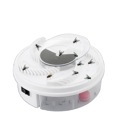 

N1238 Insect Traps Fly Trap Electric USB Automatic Flycatcher Fly Trap Pest Reject Control repeller Catcher Mosquito Dispeller, White