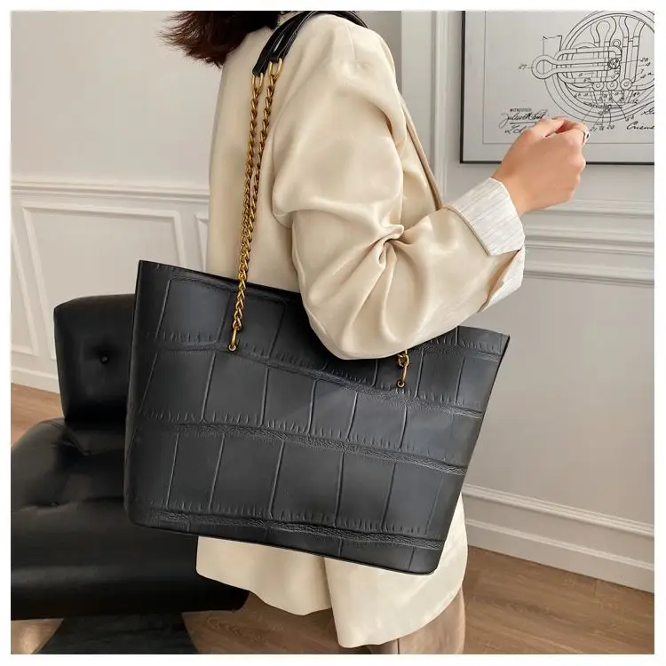 

Large Women PU Leather Shoulder Bags Top-Handle Purse Ladies Elegant Designer Shoulder Bag, Customised