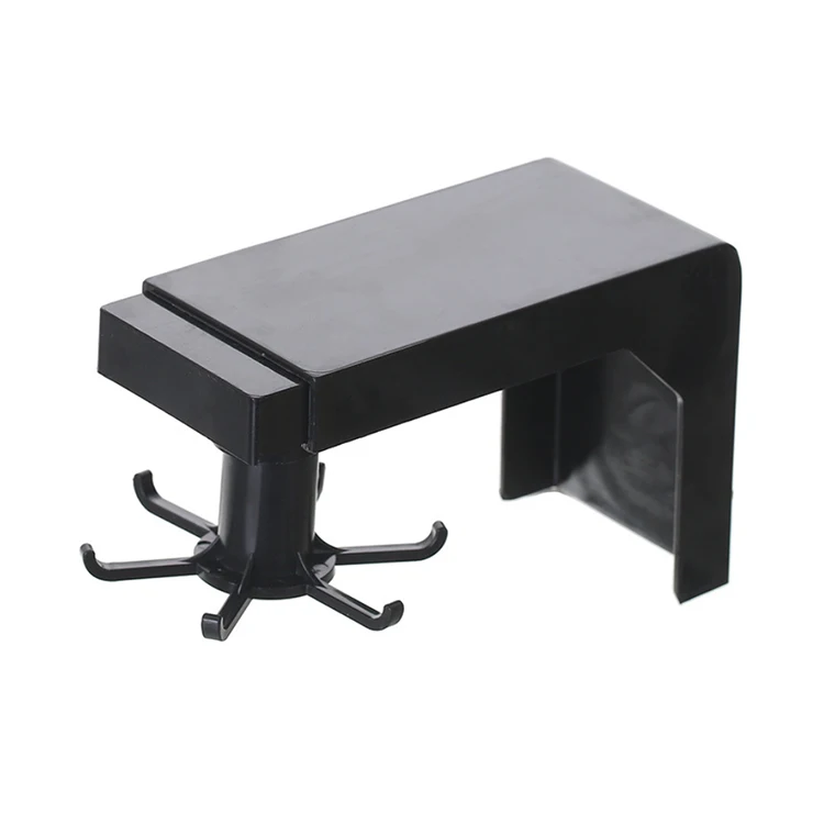 

E1700 Telescopic Rotation Hook Simple Kitchen Tool Storage Supplies Plastic Hanging Wall Mounted Spoon Drying Storage Rack, Picture