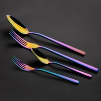 

cranston european decorative SS mirror flatware rainbow forks and spoons