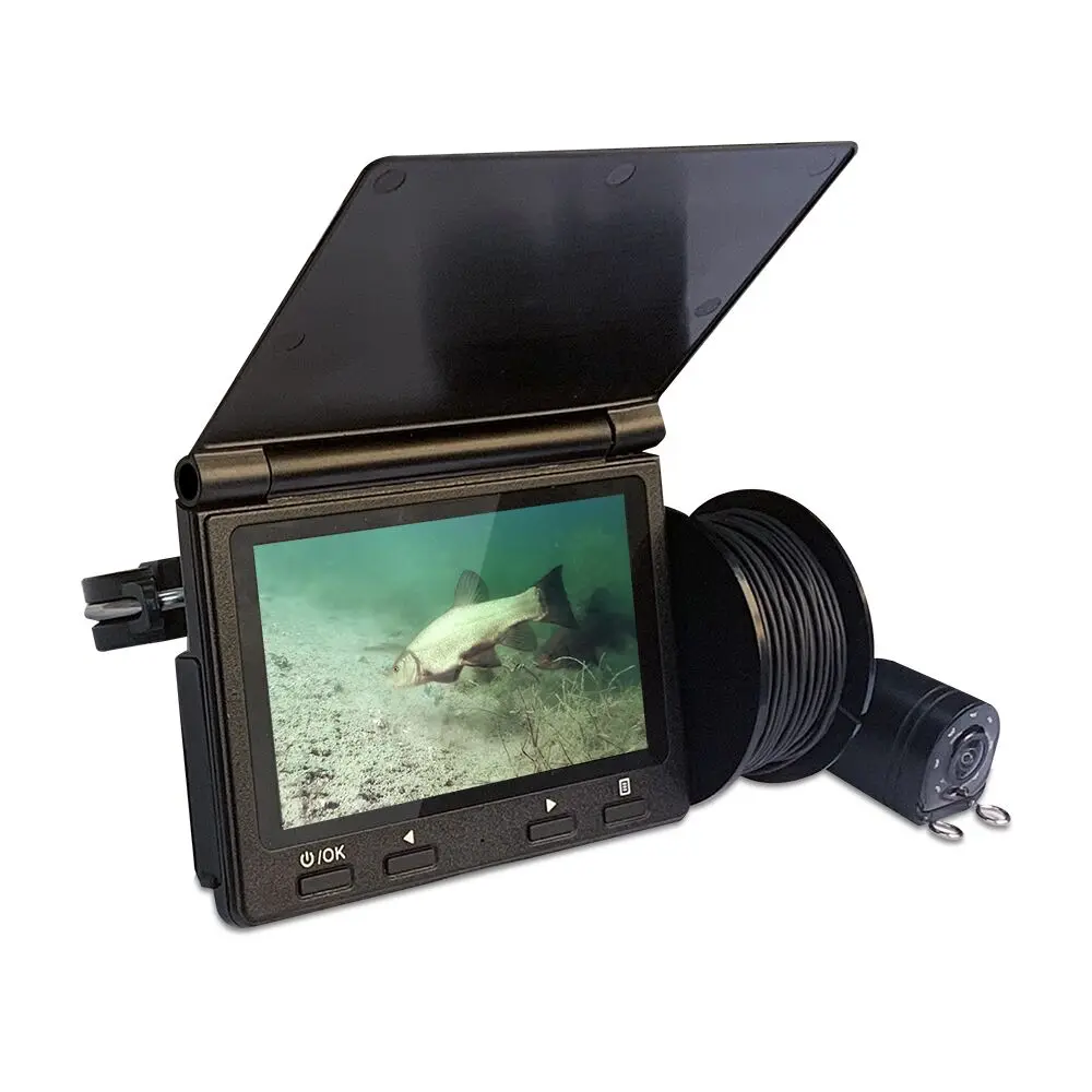 
Newest Oringin Factory Produce AHD Screen Visual Fish Finder 30M Cable Line Ice Fishing Underwater Fishing Camera 