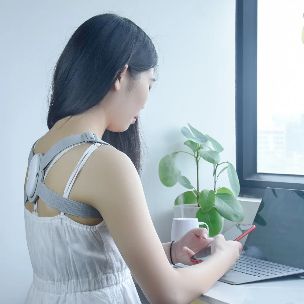 

New Design Hot Sale Smart Back Support Strap And Posture Corrector, White