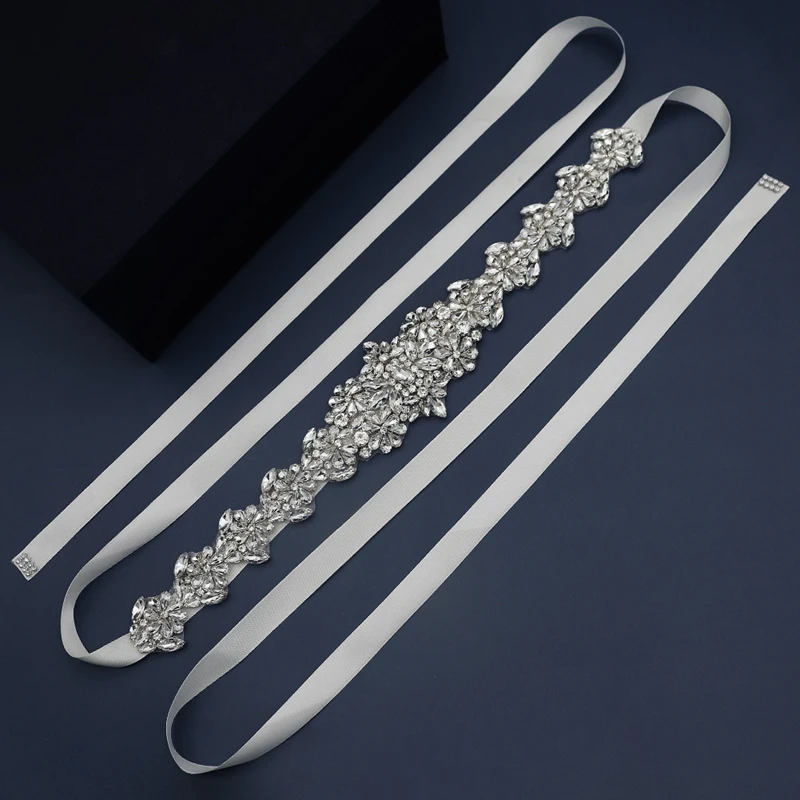 

Handmade Luxury Rhinestone Applique Bridal Girdle New Design Wedding Accessories Crystal Waist Bridal Sash Belt