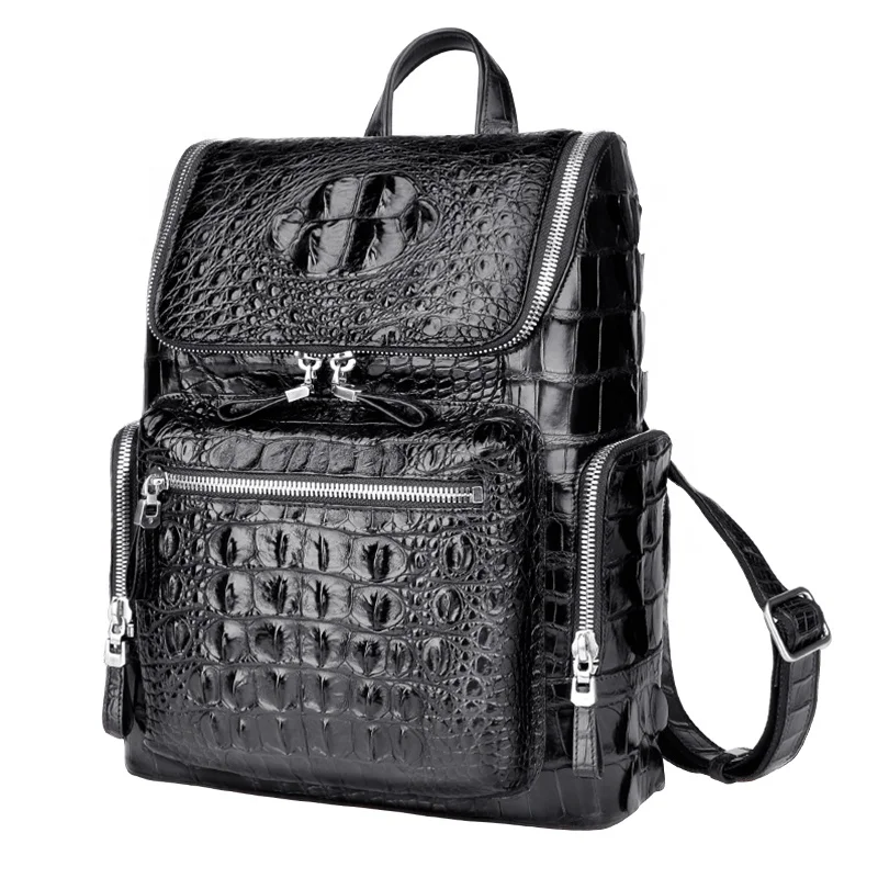 

Fashion crocodile skin backpack price men leather backpack crocodile backpack