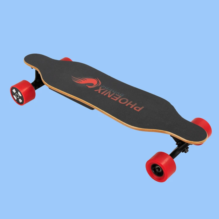 

USA dropshipping Phoenix Ryder Mini Longboard fast 5AH Lithium Battery, Dual Motor 250W*2 Maple with Remote Electric Skateboard