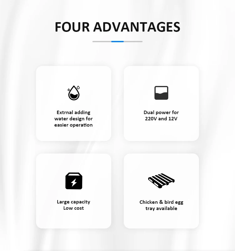 Hhd High Hatching Rate Double Power Chicken Egg Incubator ...