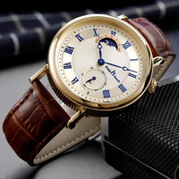 

luxury leather waterproof quartz oem brand hands wristwatches custom logo wrist watch men