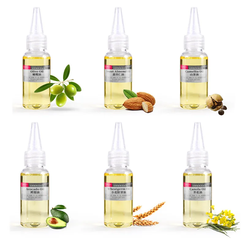 

Wholesale Massage DIY Soap Base Oil lipgloss Sweet Almond oil Olive oil, Multi-colored