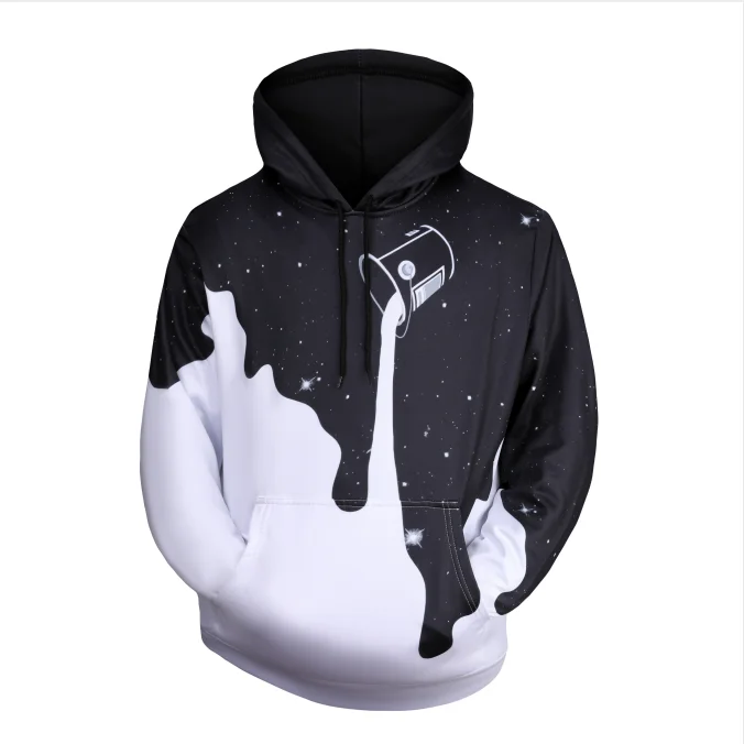

Wholesale custom logo printed mens winter fleece hoodies