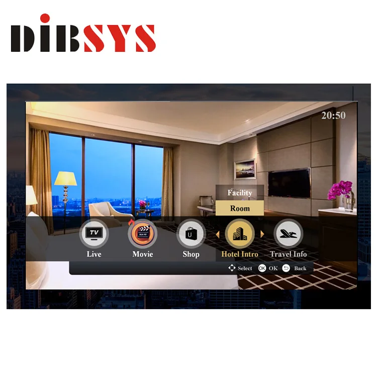 

hotel tv distribution apk iptv software with Netflix Youtube HBO integration on the interface