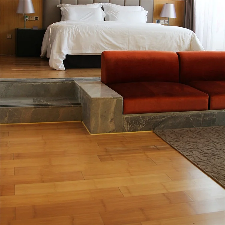
Flooring Horizontal Carbonized Piso de bambu Chinese Parquet Bamboo Flooring 
