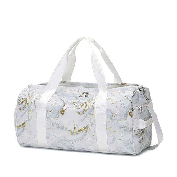 

Marble Waterproof Travel Weekender Gym Duffle Bag, Customized color