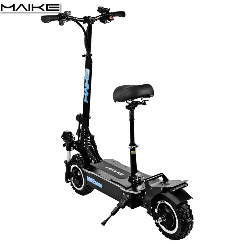 

China Best maike mk8 11 inch 3200w foldable escooter off road citycoco electric kick scooter with seat for adults