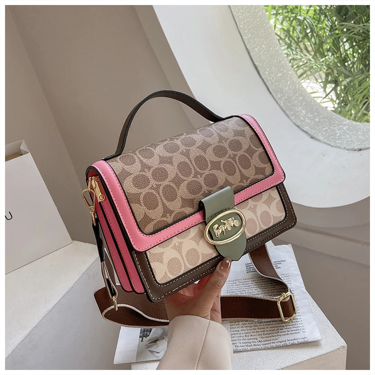 

2021 Wholesale Ladies Small Crossbody Hand Bag Designer Luxury Brand Purses and Handbags PU Leather Messenger Bag for Women