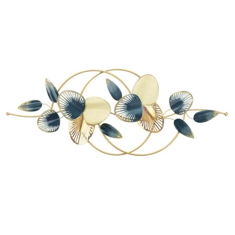 136x50 Home Decor Creative Design Luxury Flora Flower Art Living Room Metal Hanging Wall Decor