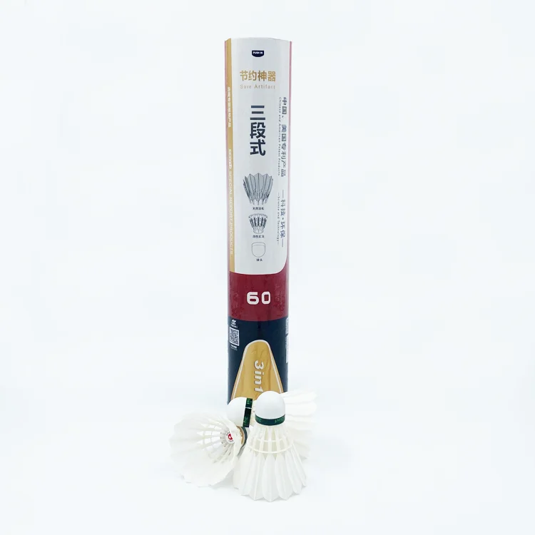 Dmantis Brand Wholesale 3in1 Super Duck Feather Badminton Shuttlecock for Training and Competition