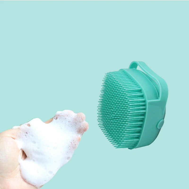 

Silicone Head Massage Brush Bath Brushes Baby Shampoo Scalp Massage Brush Comb Hair Washing Comb Shower