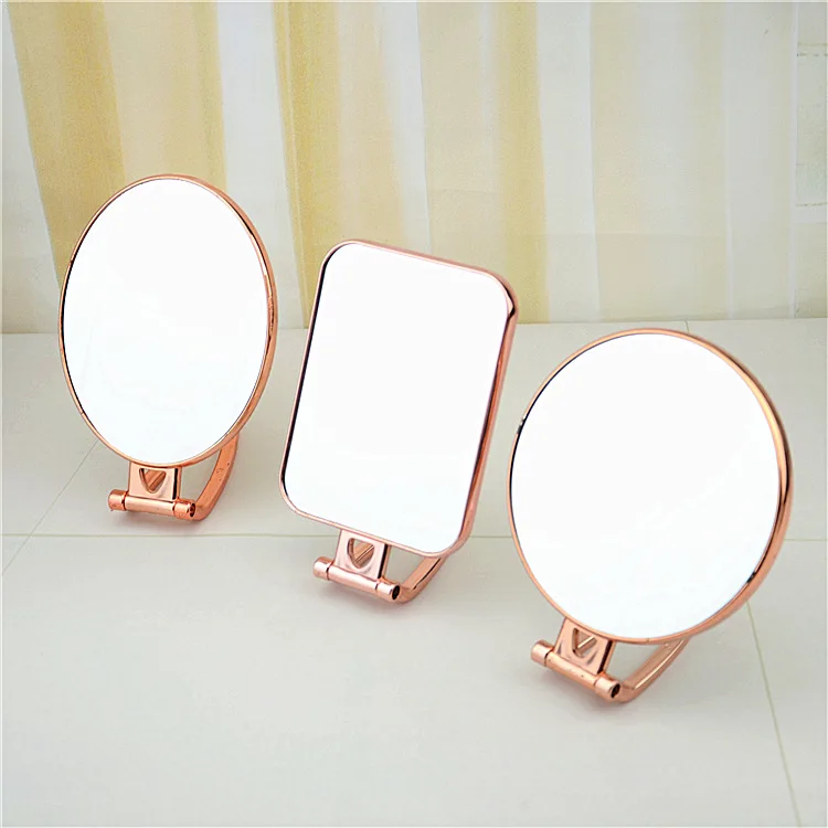 

Home Decoration New Design Round Portable Makeup Mirror Adjustable Desktop Mirror, Different colors