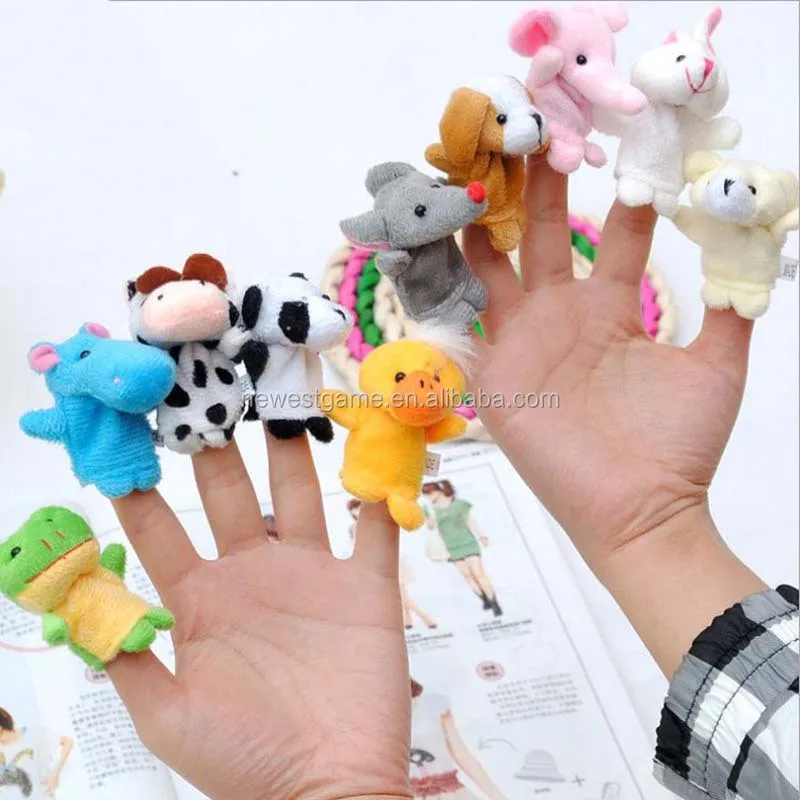 

wholesale finger doll baby children finger toys Cartoon characters free shipping