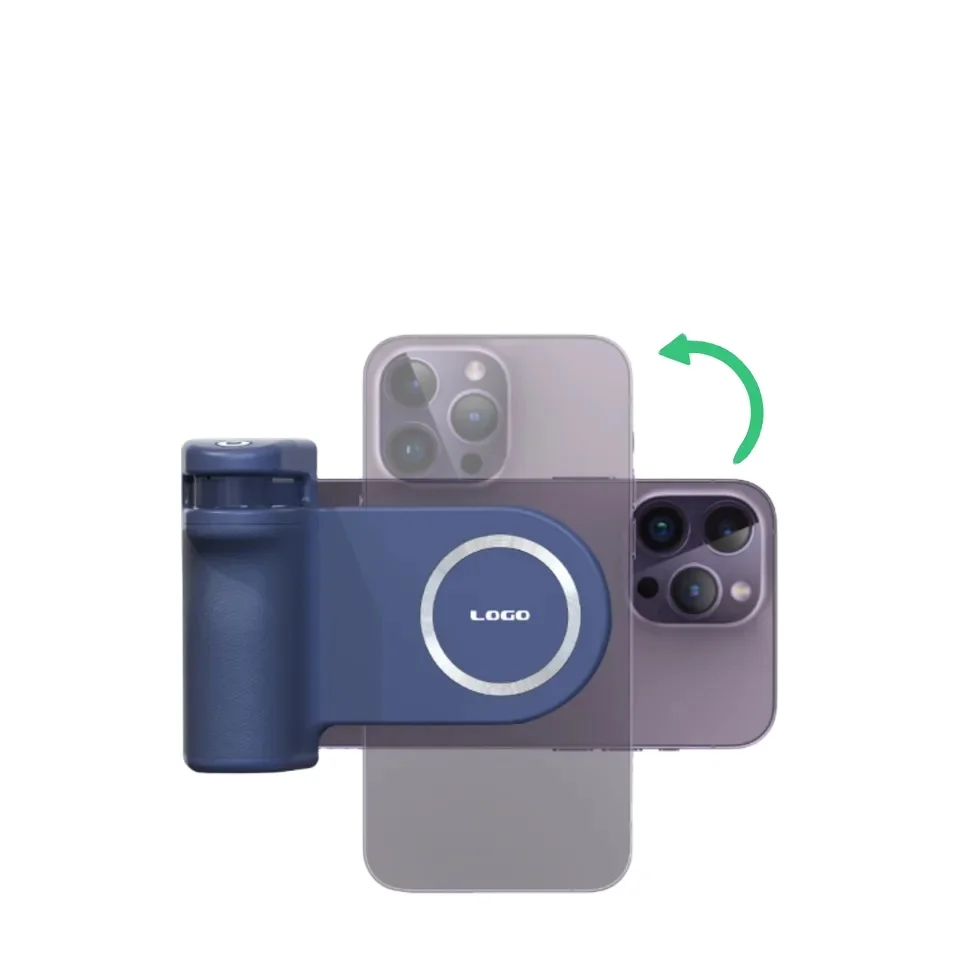 

phone grip snap on phone mount camera handle detachable Bluetooth shutter button bracket Phone Selfie Booster