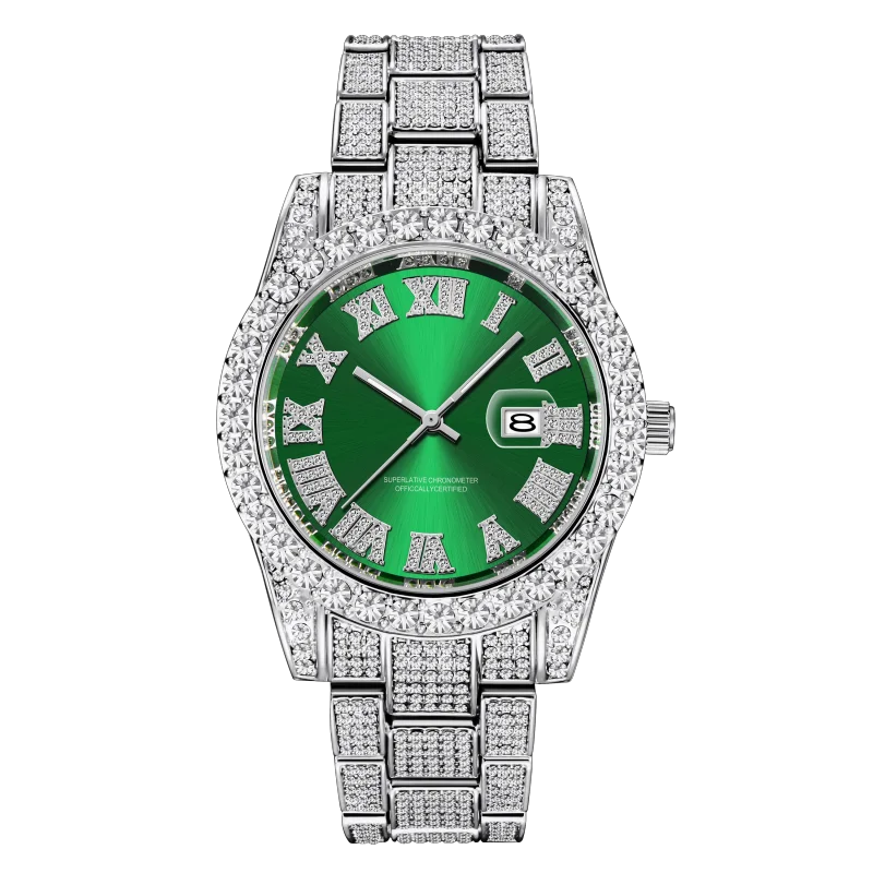 

Olives Watch Man Replicate Watches White Dimond New Style For Discount Radium Year Month Wrich Third Party