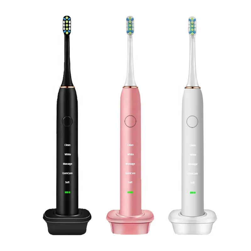 

Dropshipping Tandenborstel Ipx7 Waterproof Toothbrush Electric Tooth Brush Rotating Electronic Sonic Electric Toothbrush, White, black, pink