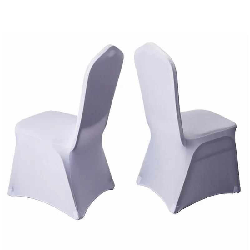 200pcs Polyester Black Stretch Chair Slipcover Party Banquet Wedding Spandex Chair Covers for Events