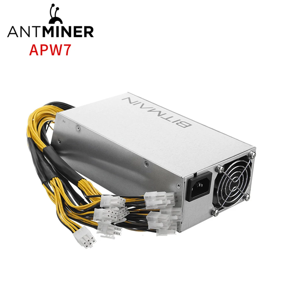 

Btcminer High Quality New Coming Bitmain Antminer PSU 1800W APW7 Power Supply, Silver